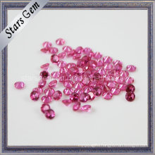 Hot Sale 2mm Round Shape Synthetic Ruby